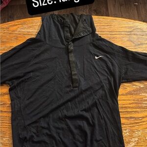 Nike Black Pullover with Swoosh